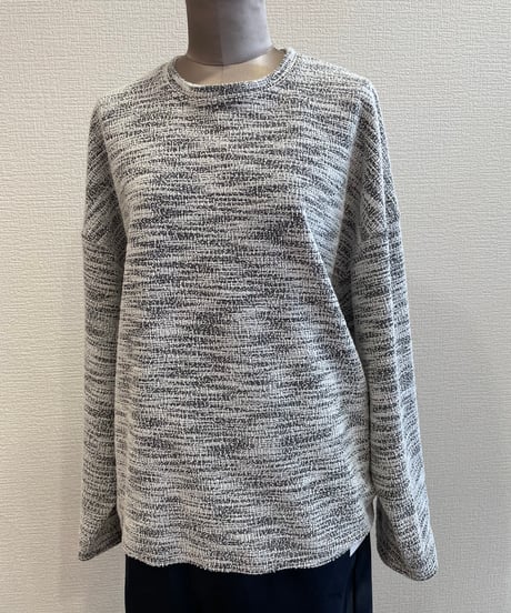 FLORENT / 2511F06001 /ジャージーツイードクルーネックトップ
