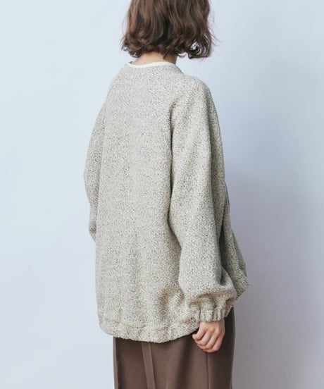 FLORENT/ 2605F06017/ ニットツイードジップアップブルゾン
