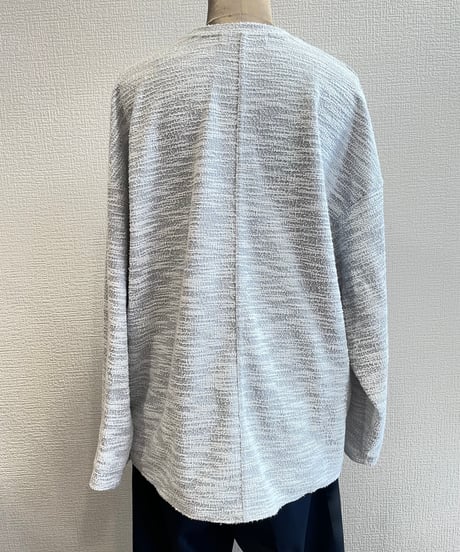 FLORENT / 2511F06001 /ジャージーツイードクルーネックトップ