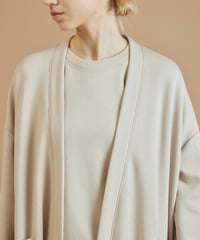 FLORENT /  2608F06018/スウェットロングボタンレスコート