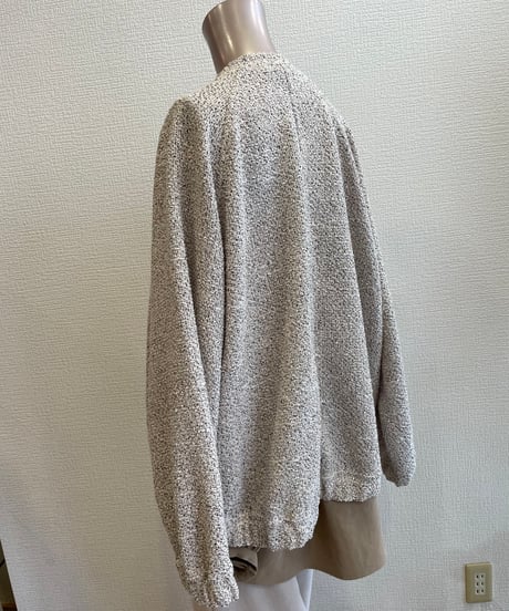 FLORENT/ 2605F06017/ ニットツイードジップアップブルゾン