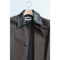 Cristaseya "OVERSIZED BLOUSON WITH LEATHER PATCH"