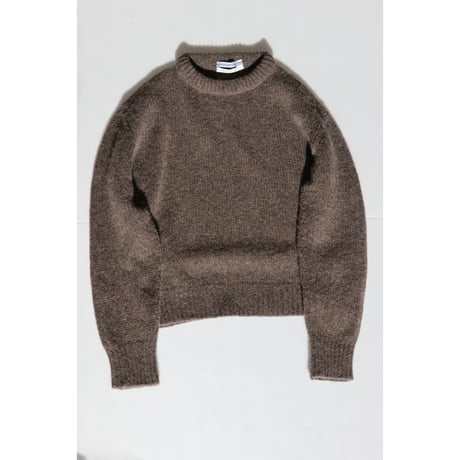 Cristaseya "PADDED COLLAR SHETLAND SWEATER"
