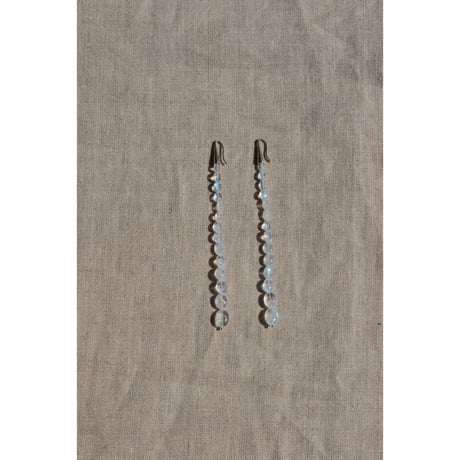 R.ALAGAN "STEPPING STONE EARRINGS MOONSTONE"