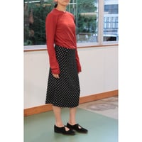 erniepalo "Dot Jacquard Midi Skirt"