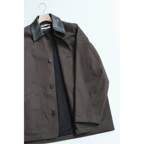 Cristaseya "OVERSIZED BLOUSON WITH LEATHER PATCH"