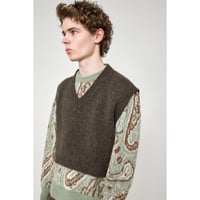 Cristaseya "CROPPED SHETLAND GILET"