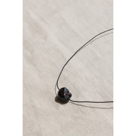R .ALAGAN ”DISTORTED STONE CHOKER”MAHOGANY