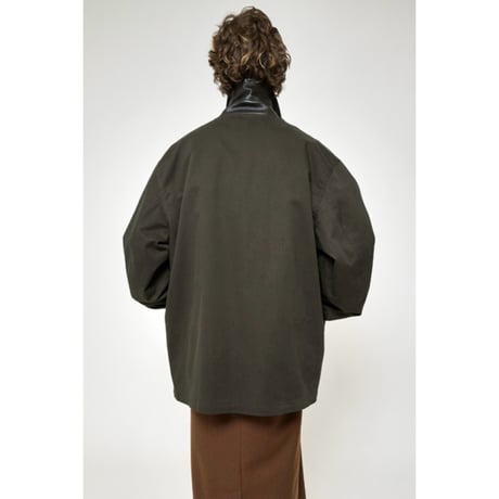 Cristaseya "OVERSIZED BLOUSON WITH LEATHER PATCH"