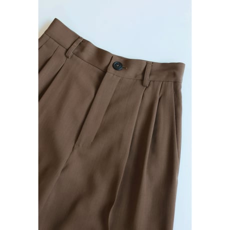 Cristaseya "DOUBLE PLEATED WIDE PANTS"