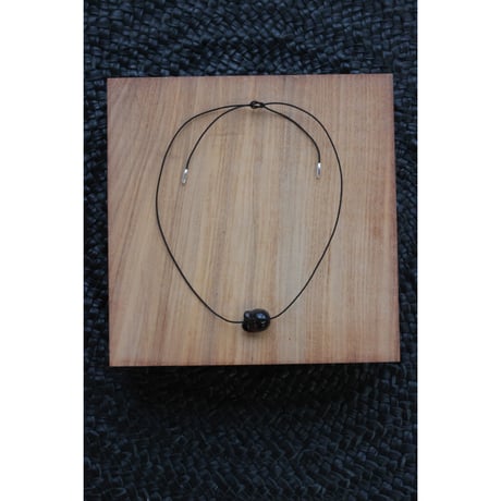R .ALAGAN ”DISTORTED STONE CHOKER”MAHOGANY