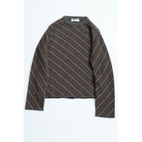 Cristaseya "DIAGONAL STRIPED SWEATER"