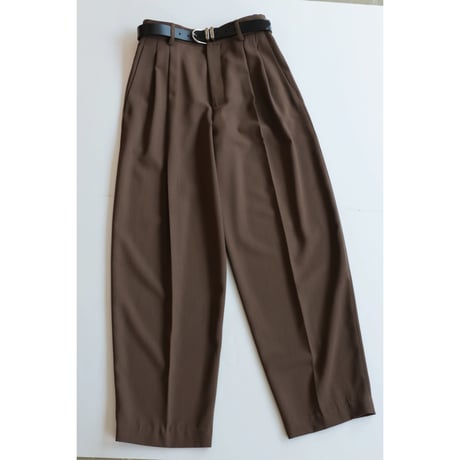 Cristaseya "DOUBLE PLEATED WIDE PANTS"