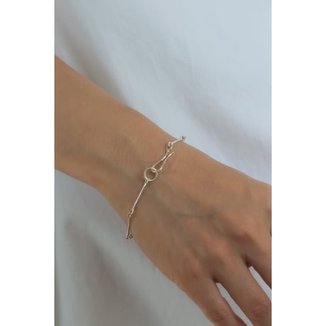 R .ALAGAN ”THIN FIBULA CHAIN BRACELET”26AW