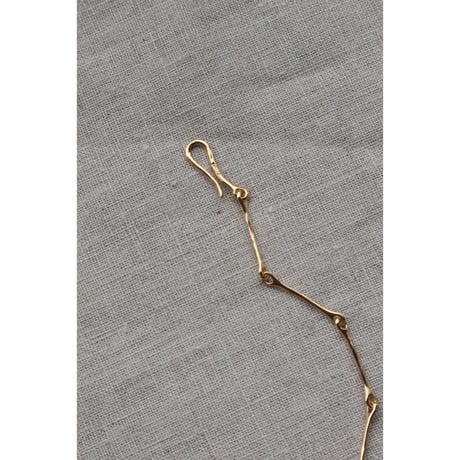 R .ALAGAN ”THIN FIBULA CHAIN BRACELET”GOLD