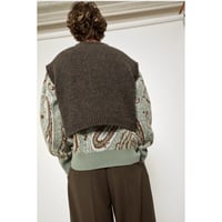 Cristaseya "CROPPED SHETLAND GILET"