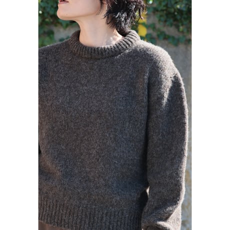 Cristaseya "PADDED COLLAR SHETLAND SWEATER"