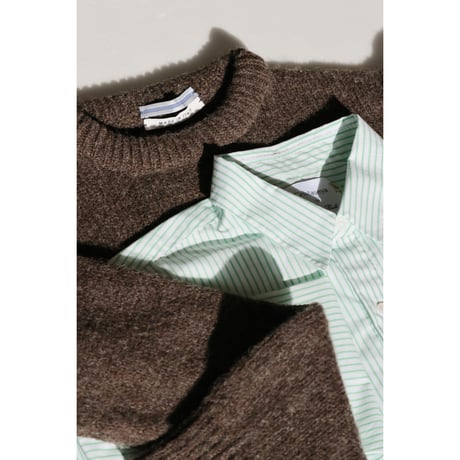Cristaseya "PADDED COLLAR SHETLAND SWEATER"