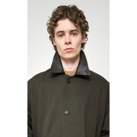 Cristaseya "OVERSIZED BLOUSON WITH LEATHER PATCH"