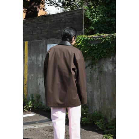 Cristaseya "OVERSIZED BLOUSON WITH LEATHER PATCH"