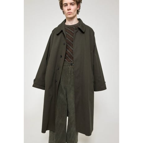 Cristaseya "OVERSIZED TRENCH WITH LEATHER PATCH"