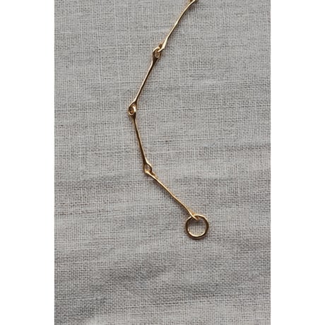 R .ALAGAN ”THIN FIBULA CHAIN BRACELET”GOLD