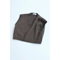 Cristaseya "CROPPED SHETLAND GILET"