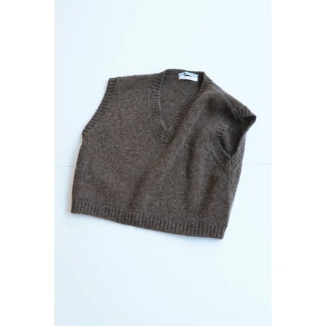Cristaseya "CROPPED SHETLAND GILET"