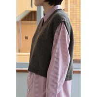 Cristaseya "CROPPED SHETLAND GILET"