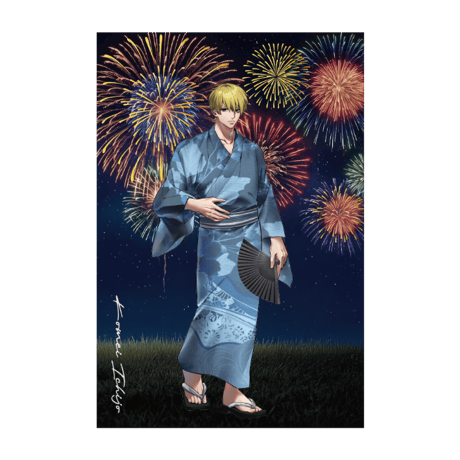【夏花火2026】箔押しポストカード 京獅子連合