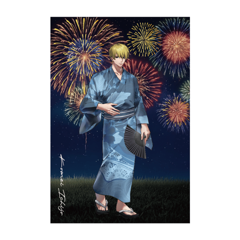夏花火2026】箔押しポストカード 京獅子連合 | ヒューマンバグ大学公式