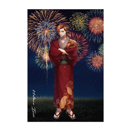 【夏花火2026】箔押しポストカード 京獅子連合