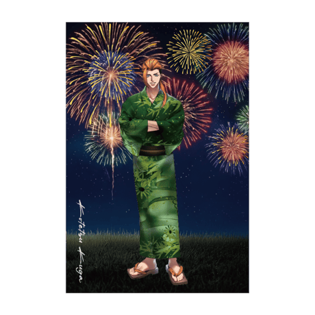 【夏花火2026】箔押しポストカード 京獅子連合