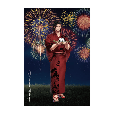 【夏花火2026】箔押しポストカード モーリー