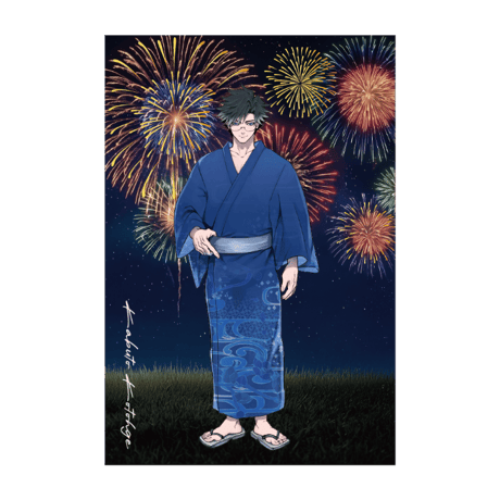 【夏花火2026】箔押しポストカード 天羽組