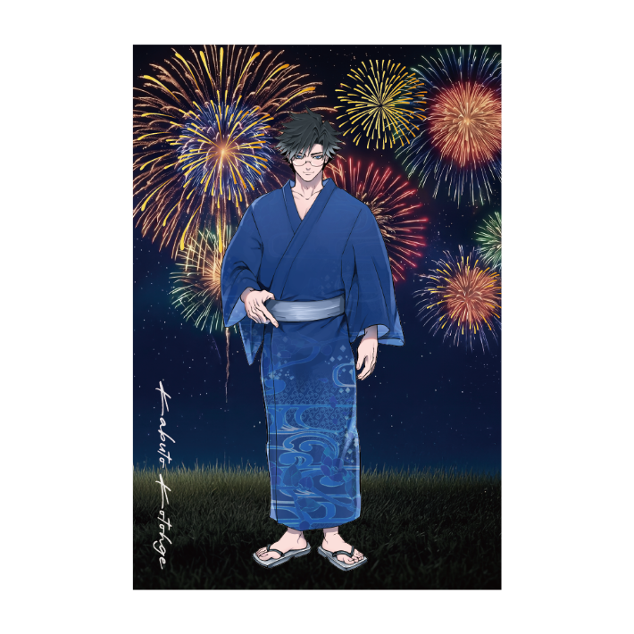 夏花火2026】箔押しポストカード 天羽組 | ヒューマンバグ大学公式