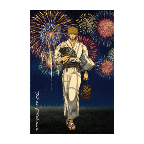 【夏花火2026】箔押しポストカード 拷問ソムリエ