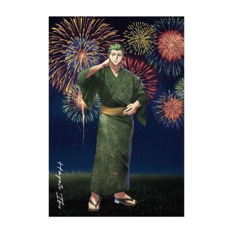 【夏花火2026】箔押しポストカード 京獅子連合