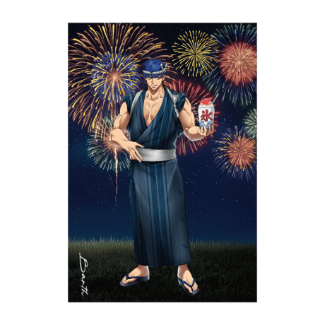 【夏花火2026】箔押しポストカード モーリー