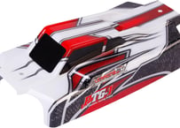 LC Racing　C8219 PTG-1用 塗装済みボディレッド/エアロウィングセット