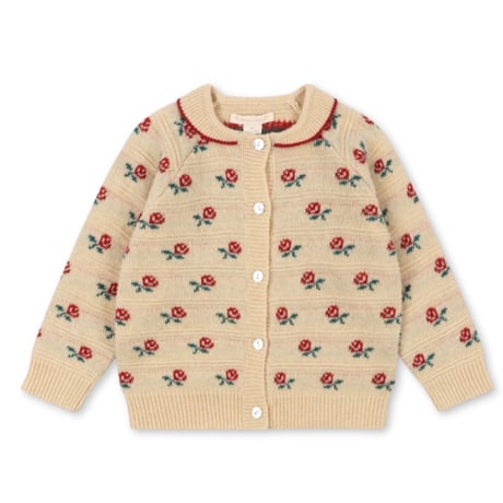 KONGESSLOEJD - BELOU COLLAR CARDIGAN  |  ROSE