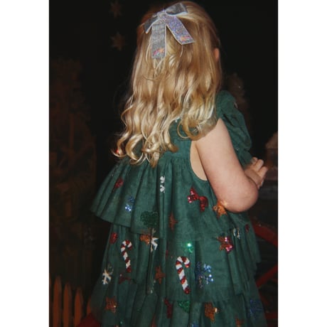 KONGESSLOEJD - YVONNE CHRISTMAS DRESS  |  HUNTER GREEN