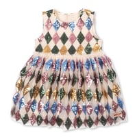 KONGESSLOEJD - YVONNE HARLEKIN DRESS  |  	 HARLEKIN SEQUIN