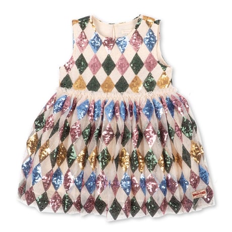 KONGESSLOEJD - YVONNE HARLEKIN DRESS  |  	 HARLEKIN SEQUIN
