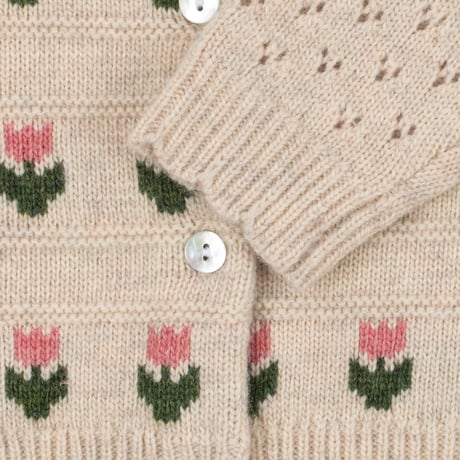 KONGESSLOEJD - BELLE CARDIGAN  |   CREAM AND TULIPS