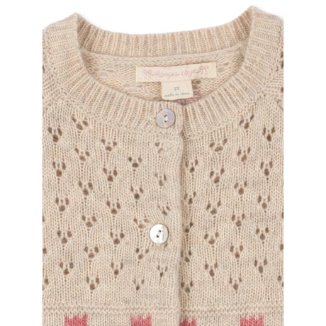 KONGESSLOEJD - BELLE CARDIGAN  |   CREAM AND TULIPS