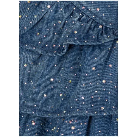 KONGESSLOEJD - ELBA SPARKLE DRESS GOTS  |  DENIM SPARKLE