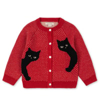 KONGESSLOEJD - BELOU CARDIGAN  |  CAT ROUGE