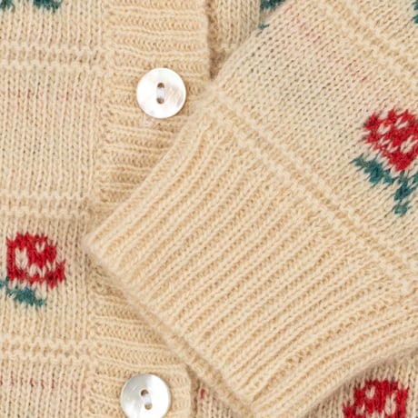KONGESSLOEJD - BELOU COLLAR CARDIGAN  |  ROSE