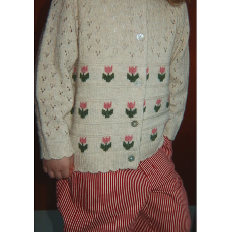KONGESSLOEJD - BELLE CARDIGAN  |   CREAM AND TULIPS